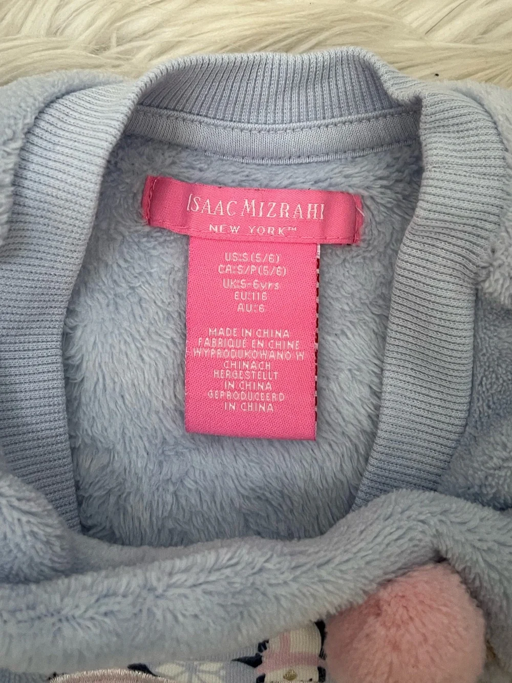 {Isaac Mizrahi} Plush Penguin Sweatshirt with Matching Fleece Lined Leggings